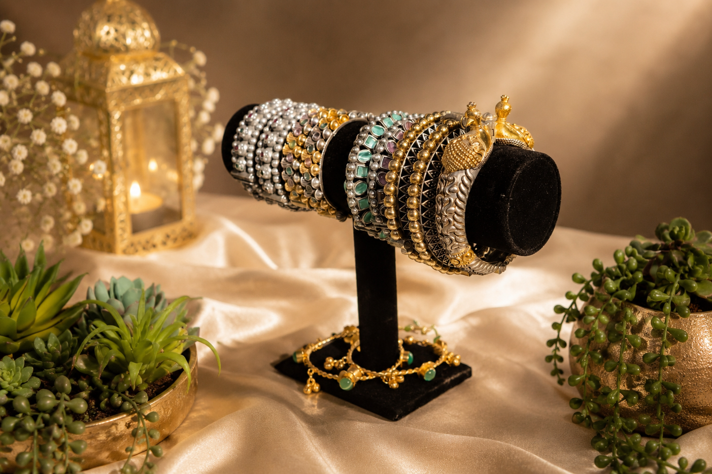 Peacock bangle