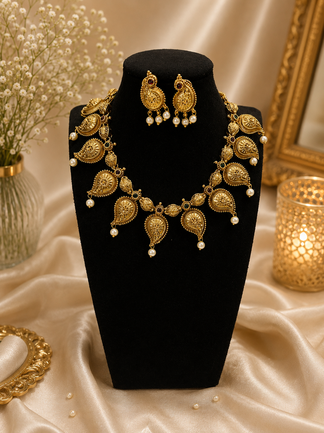 Paisley necklace