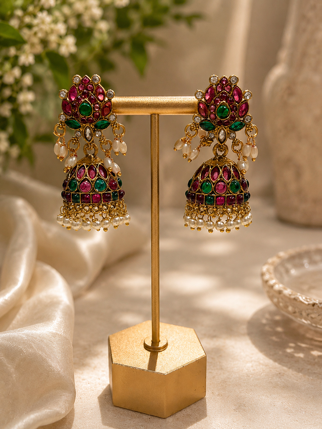 Gulabi jhumka